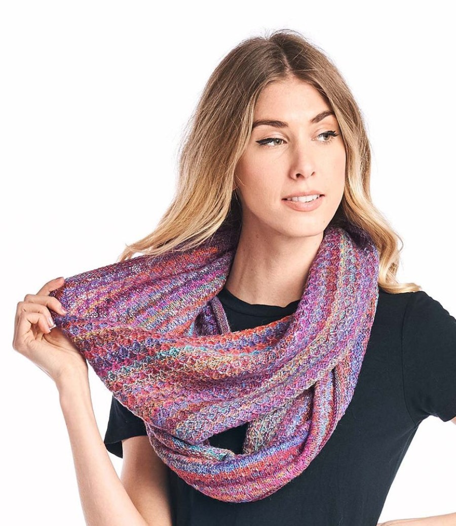 Scarves & Wraps Shupaca Printed | Alpaca Infinity Scarf - Printed - Mosaic