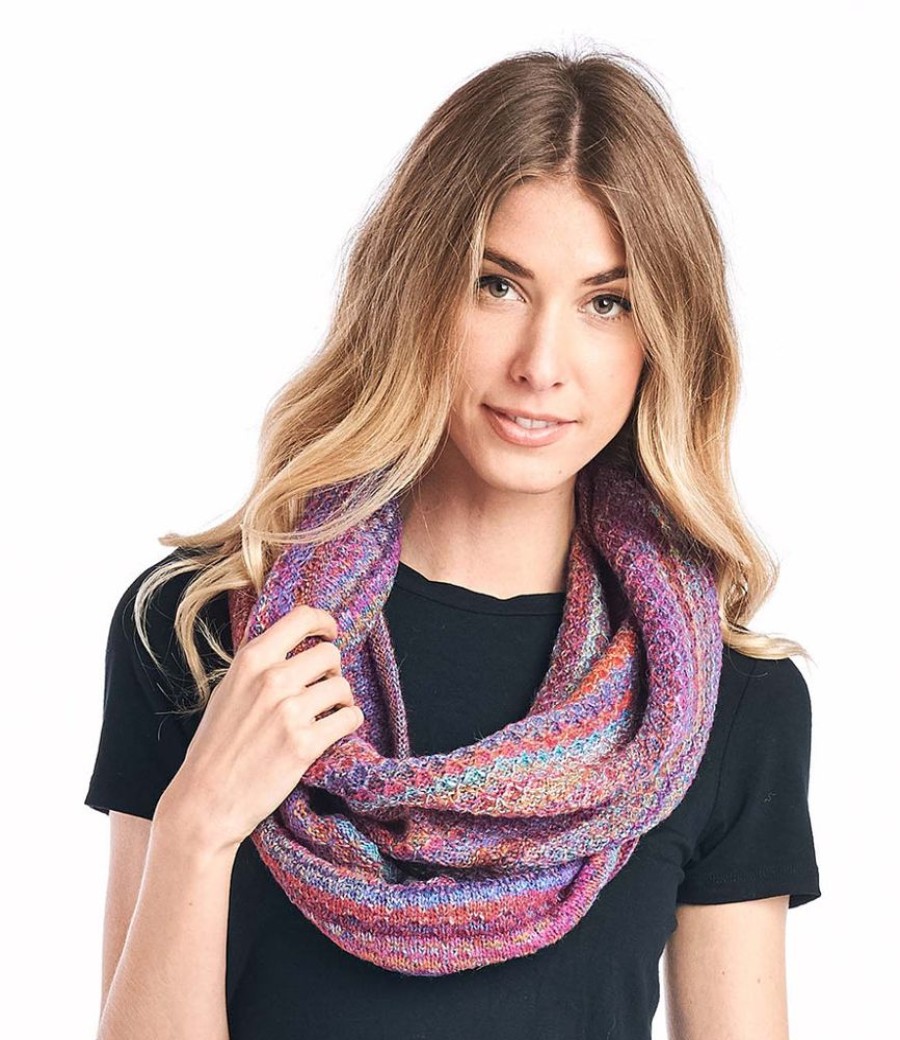 Scarves & Wraps Shupaca Printed | Alpaca Infinity Scarf - Printed - Mosaic