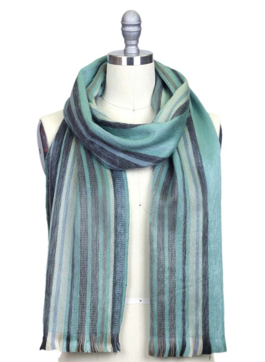 Scarves & Wraps Shupaca Classic Brushed Alpaca | Alpaca Scarf - Moroccan Mint