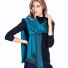 Scarves & Wraps Shupaca Artisanal Yarn Collection | Alpaca Wrap Reversible - Turquesa