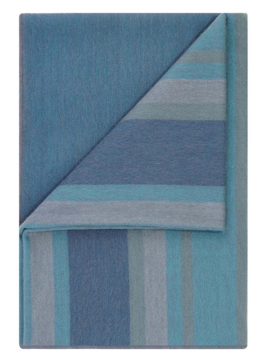 House & Home Shupaca Classic Brushed Alpaca | New! Alpaca Throw Blanket - Tide Water