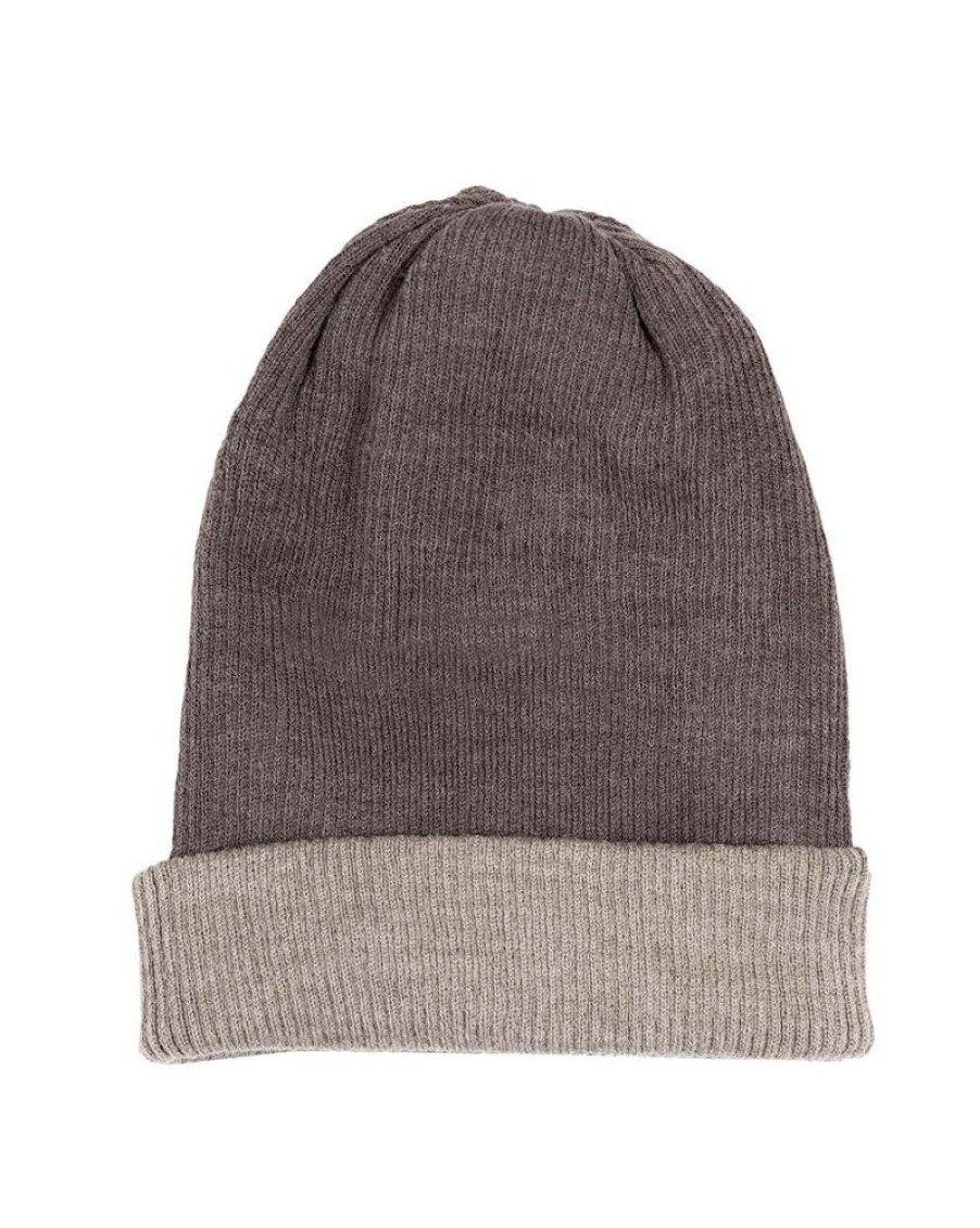 Accessories Shupaca Reversible Rib | Alpaca Beanie - Reversible Ribbed - Tierra