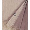 House & Home Shupaca Classic Brushed Alpaca | New! Alpaca Double Sided Throw - Chestnut