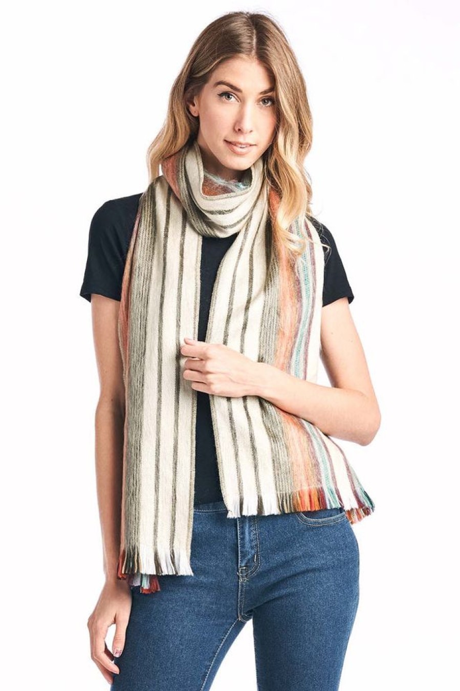 Scarves & Wraps Shupaca Classic Brushed Alpaca | Alpaca Scarf - Oasis