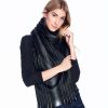 Scarves & Wraps Shupaca Classic Brushed Alpaca | Alpaca Scarf - Black Pearl