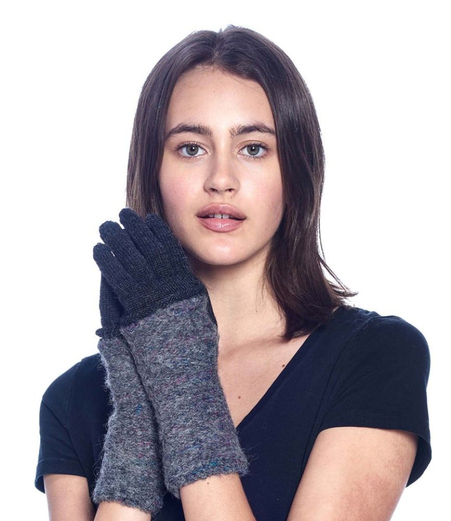 Accessories Shupaca Caraveli | Alpaca Gloves - Caraveli Full - Smoke