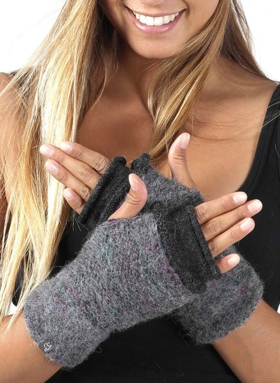 Accessories Shupaca Caraveli | Alpaca Gloves Caraveli - Smoke