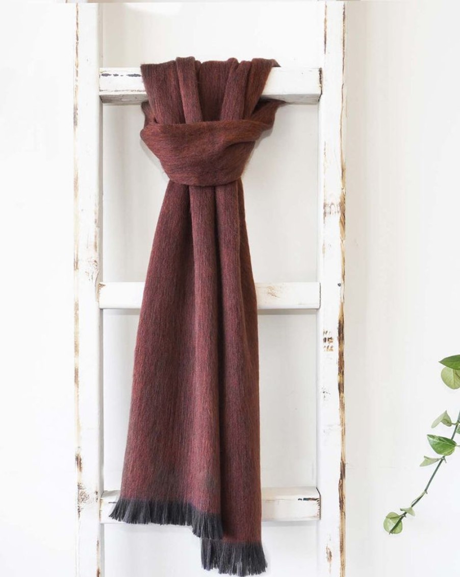 Scarves & Wraps Shupaca Classic Brushed Alpaca | New! Alpaca Scarf - Canela