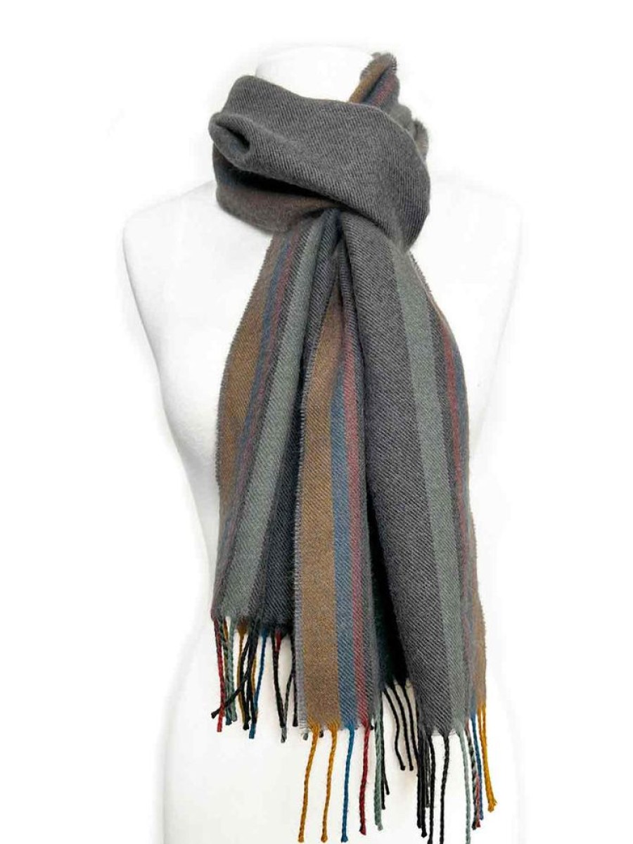 Scarves & Wraps Shupaca Baby Alpaca | New! 100% Baby Alpaca Scarf - Meteorite