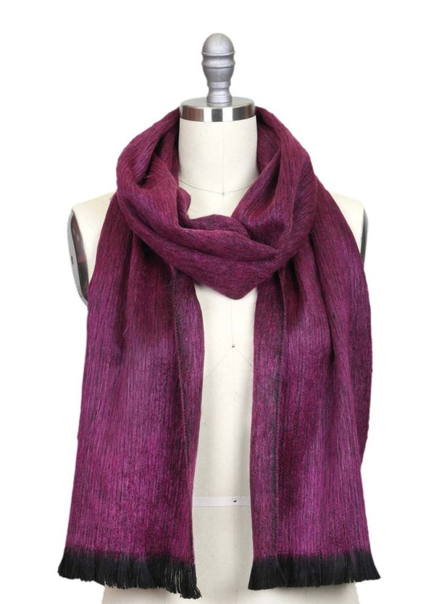 Scarves & Wraps Shupaca Classic Brushed Alpaca | Alpaca Scarf - Ruby