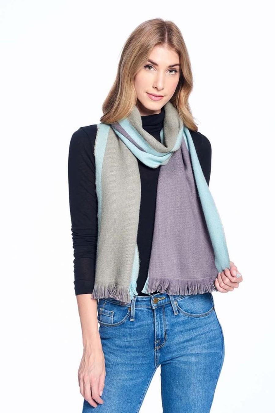 Scarves & Wraps Shupaca Artisanal Yarn Collection | Alpaca Scarf Reversible - Ether