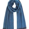 Scarves & Wraps Shupaca Classic Brushed Alpaca | New! Alpaca Scarf - Blue Stone