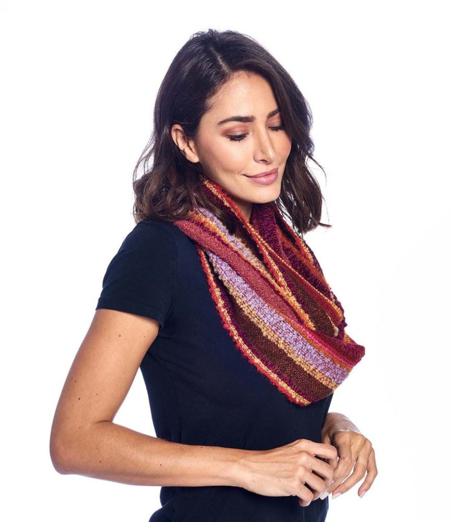 Scarves & Wraps Shupaca Boucle | Infinity Alpaca Scarf - Boucle - Autumn