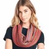 Scarves & Wraps Shupaca Printed | Alpaca Infinity Scarf - Printed - Saffron