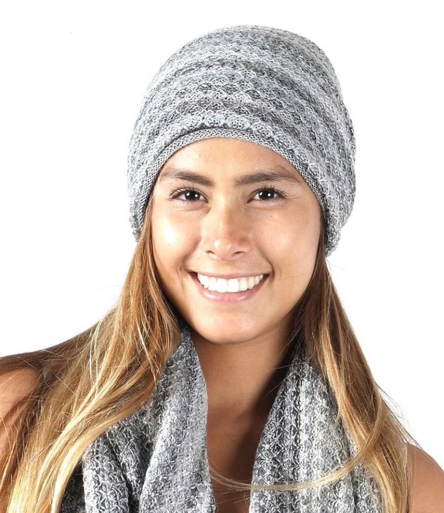 Accessories Shupaca Printed | Alpaca Beanie Hat - Printed - Monochrome