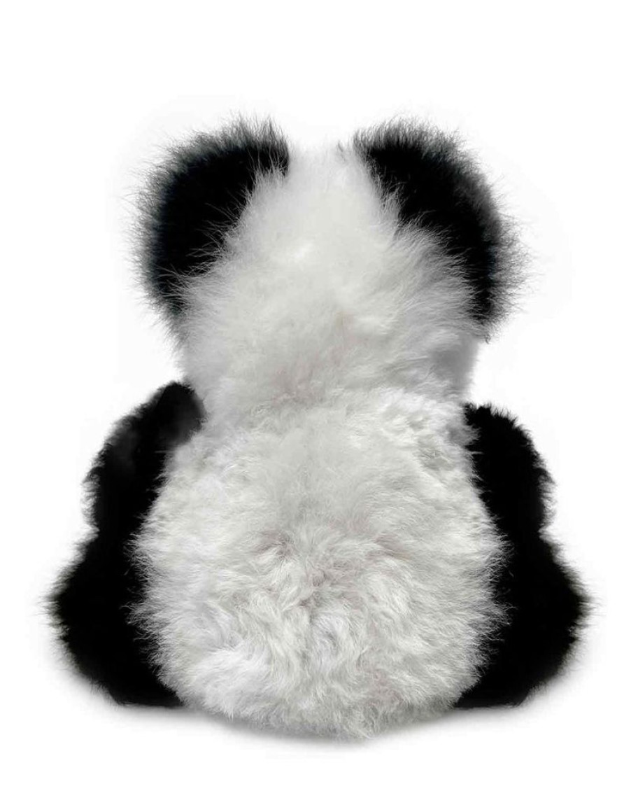 House & Home Shupaca 100% Baby Alpaca | Alpaca Stuffed Animal - Panda - 9"