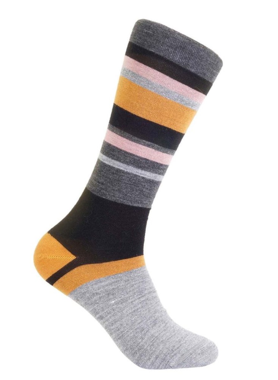 Accessories Shupaca Linea | New! Alpaca Socks - Linea - Espresso