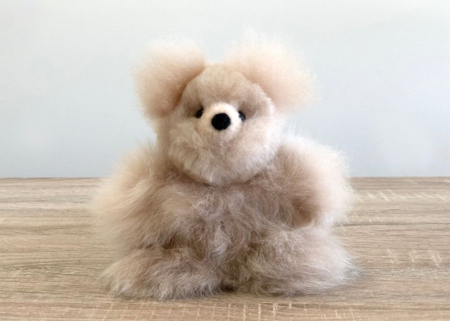 Plush Animals Shupaca | Alpaca Stuffed Animal - Bear - Micro 7"