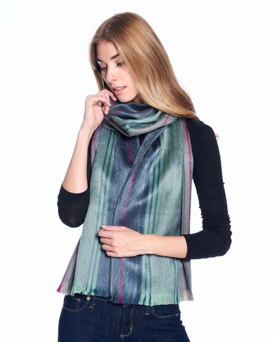 Scarves & Wraps Shupaca Classic Brushed Alpaca | Alpaca Scarf - Wild Wasabi