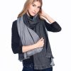 Scarves & Wraps Shupaca Artisanal Yarn Collection | Reversible Alpacawrap - Obsidian