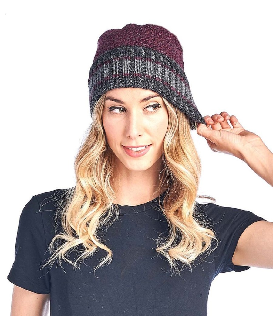 Accessories Shupaca Carrera | Alpaca Beanie Hat - Carrera - Sangria