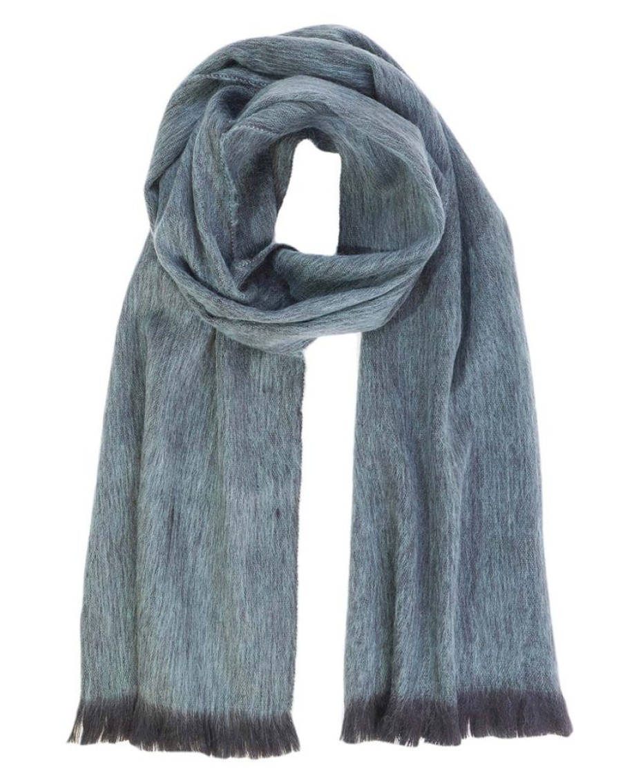 Scarves & Wraps Shupaca Classic Brushed Alpaca | New! Alpaca Scarf - Mineral Mist