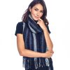 Scarves & Wraps Shupaca Boucle | Fringe Alpaca Scarf - Boucle - Charcoal