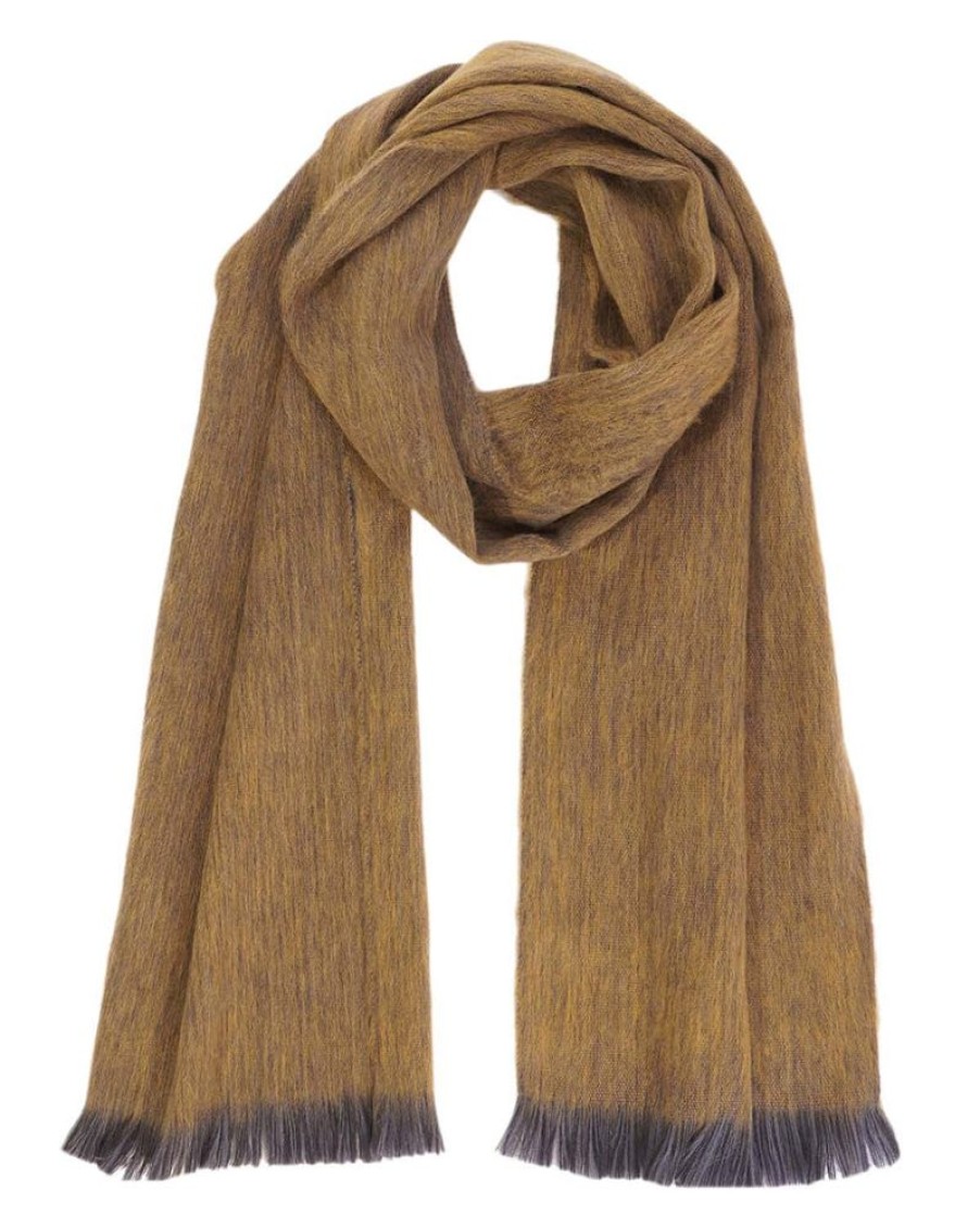 Scarves & Wraps Shupaca Classic Brushed Alpaca | New! Alpaca Scarf - Gold Dust