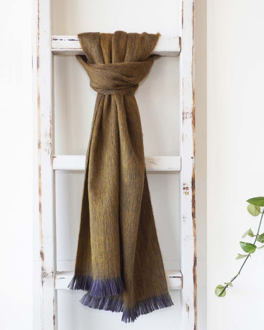 Scarves & Wraps Shupaca Classic Brushed Alpaca | New! Alpaca Scarf - Gold Dust