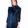 Scarves & Wraps Shupaca Classic Brushed Alpaca | Alpaca Scarf - Cobalt Blue