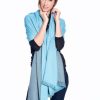 Scarves & Wraps Shupaca Artisanal Yarn Collection | Reversiblealpaca Wrap - Cameo Blue