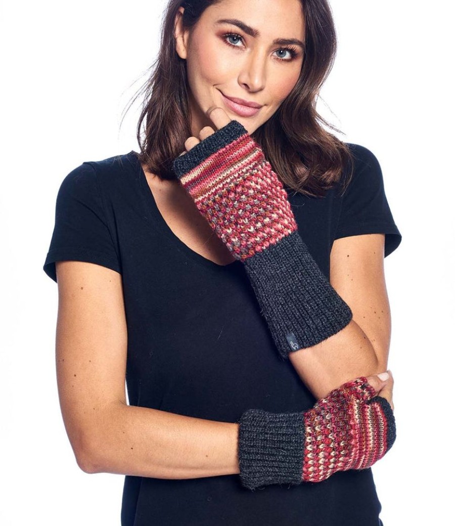 Accessories Shupaca Speckle | Alpaca Gloves - Speckle - Ruby