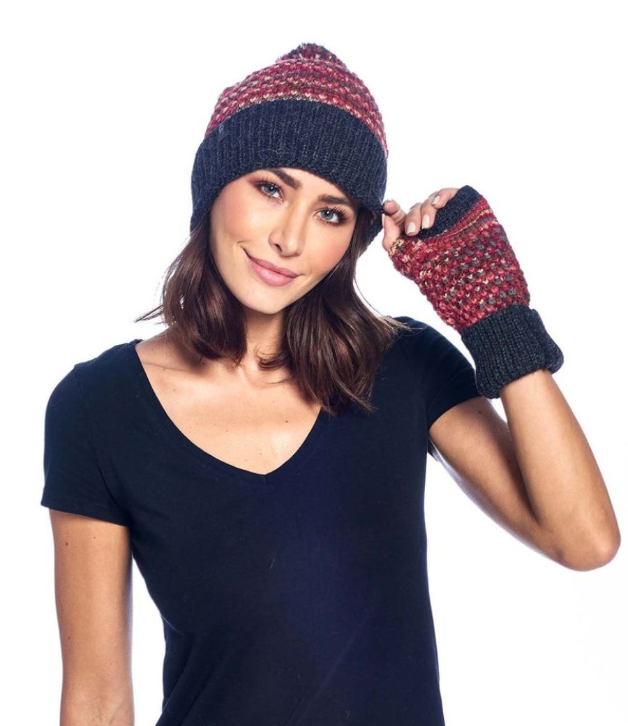 Accessories Shupaca Speckle | Alpaca Gloves - Speckle - Ruby