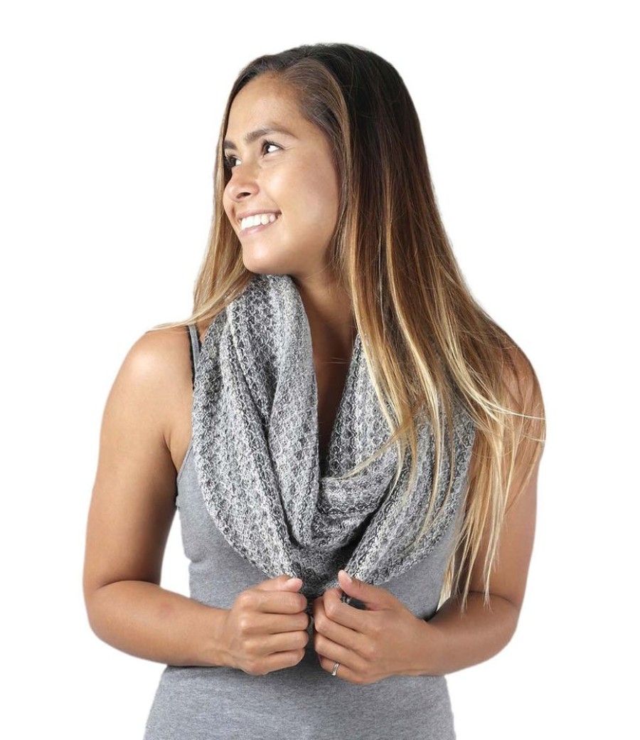 Scarves & Wraps Shupaca Printed | Alpaca Infinity Scarf - Printed - Monochrome