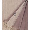 House & Home Shupaca 100% Baby Alpaca | New! Alpaca Double Sided Throw - Chestnut