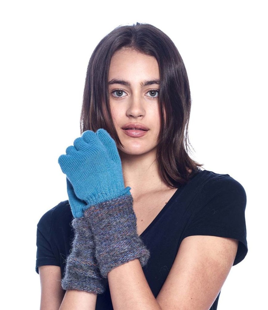 Accessories Shupaca Caraveli | Alpaca Gloves - Caraveli Full - Azul