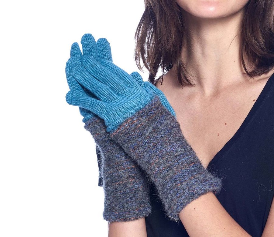 Accessories Shupaca Caraveli | Alpaca Gloves - Caraveli Full - Azul