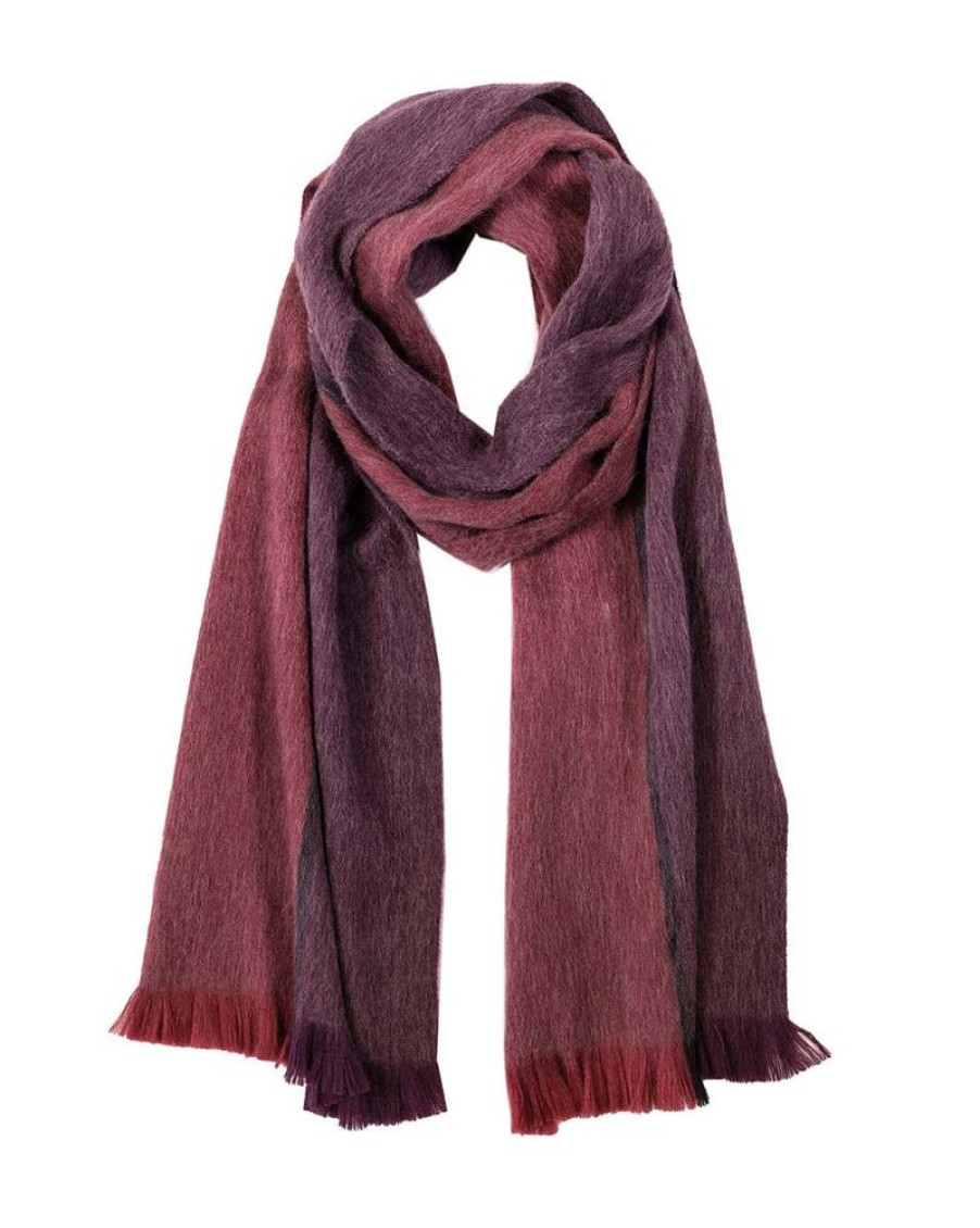 Scarves & Wraps Shupaca Classic Brushed Alpaca | Alpaca Scarf - Malbec