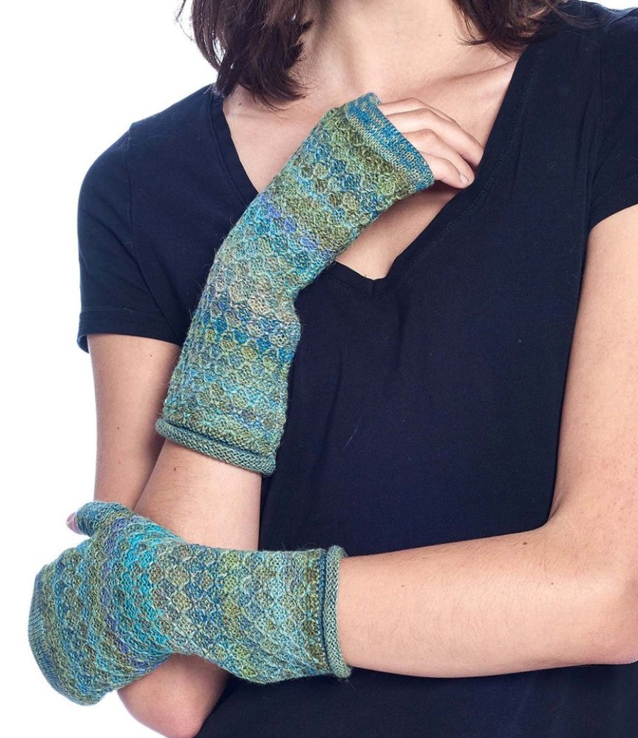 Accessories Shupaca Printed | Alpaca Gloves - Printed - Seaweed