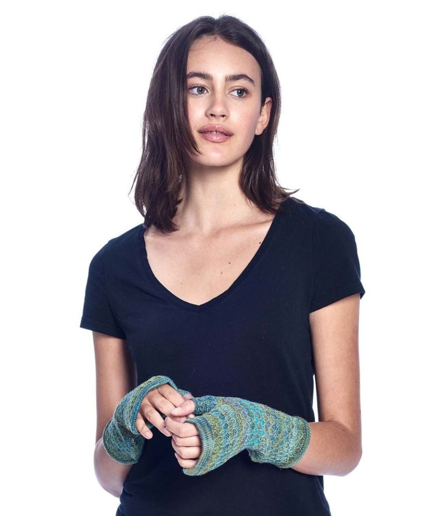 Accessories Shupaca Printed | Alpaca Gloves - Printed - Seaweed