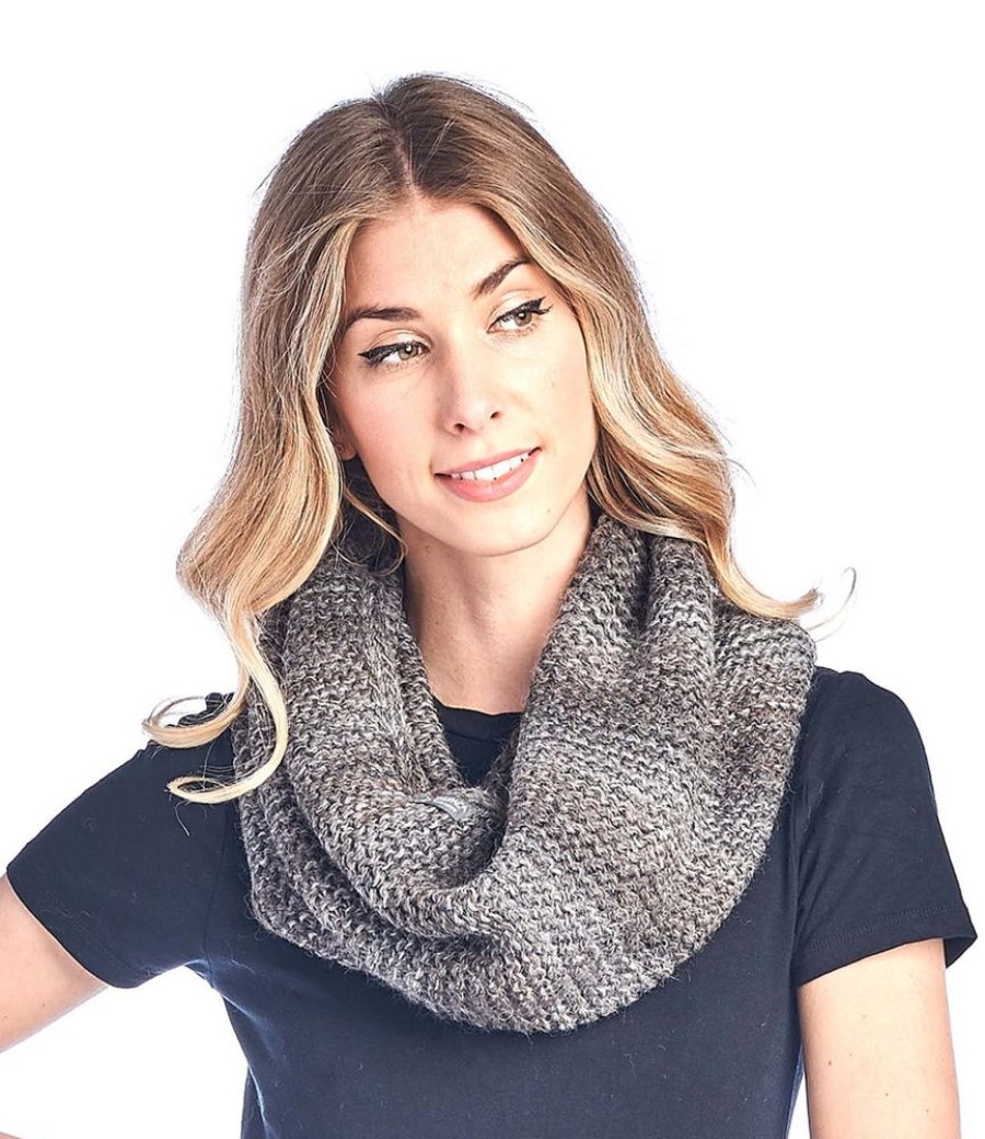 Accessories Shupaca Highland | Alpaca Neck Warmer - Highland - Burnt Charcoal