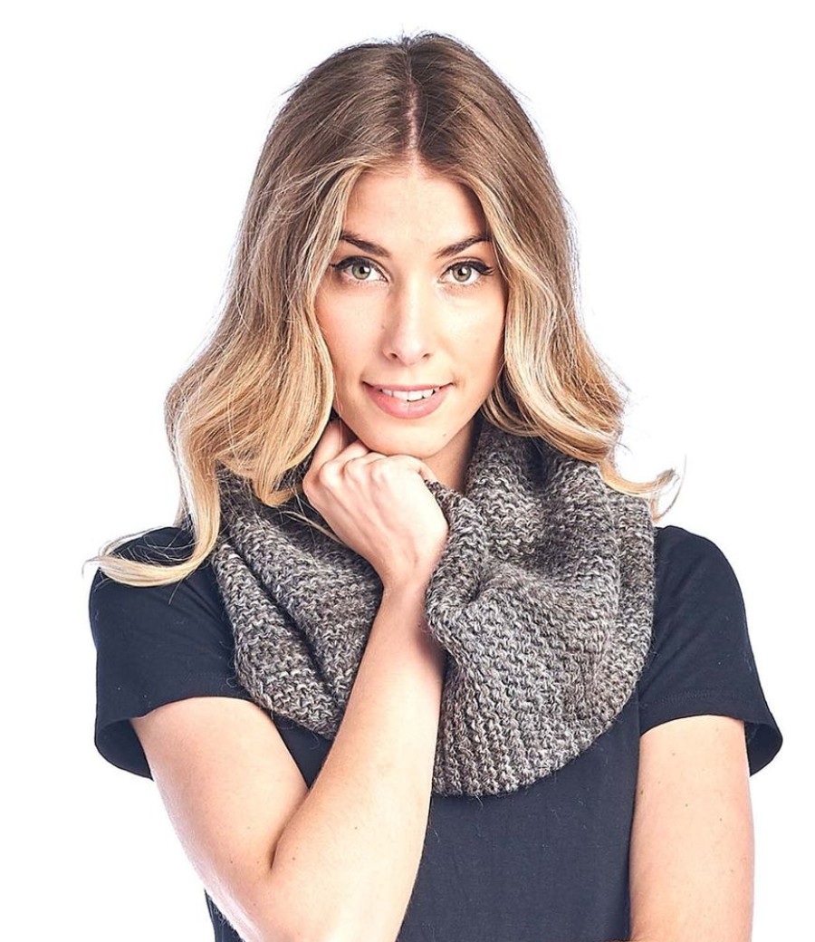 Accessories Shupaca Highland | Alpaca Neck Warmer - Highland - Burnt Charcoal