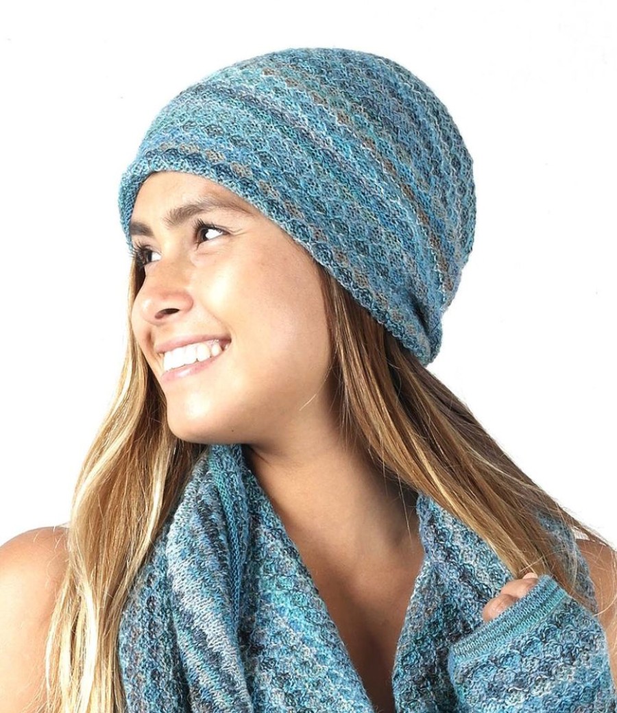 Accessories Shupaca Printed | Alpaca Beanie Hat - Printed - Azul