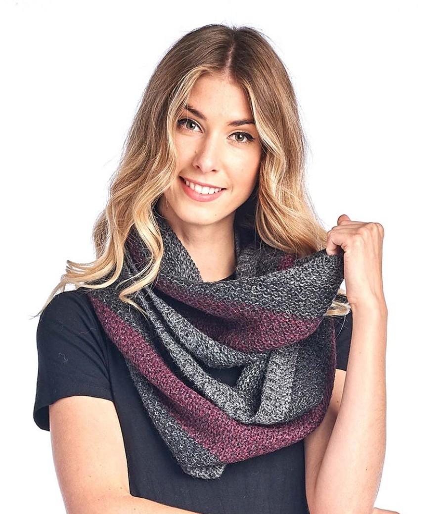 Scarves & Wraps Shupaca Carrera | Alpaca Scarf - Carrera - Sangria