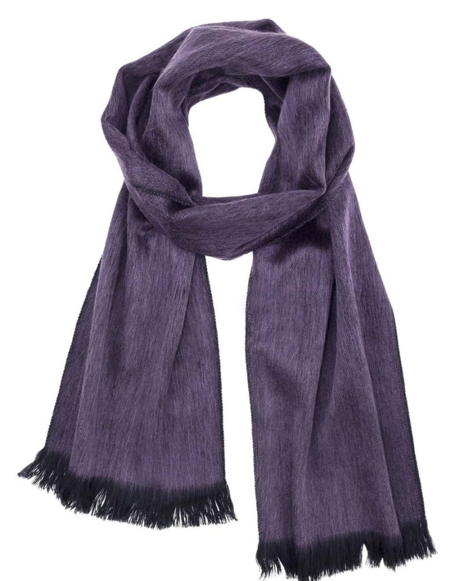 Scarves & Wraps Shupaca Classic Brushed Alpaca | Alpaca Scarf - Decadent Plum