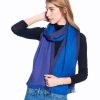 Scarves & Wraps Shupaca Artisanal Yarn Collection | Alpaca Scarf Reversible - Moon Indigo