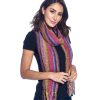 Scarves & Wraps Shupaca Boucle | Fringe Alpaca Scarf - Boucle - Fiesta