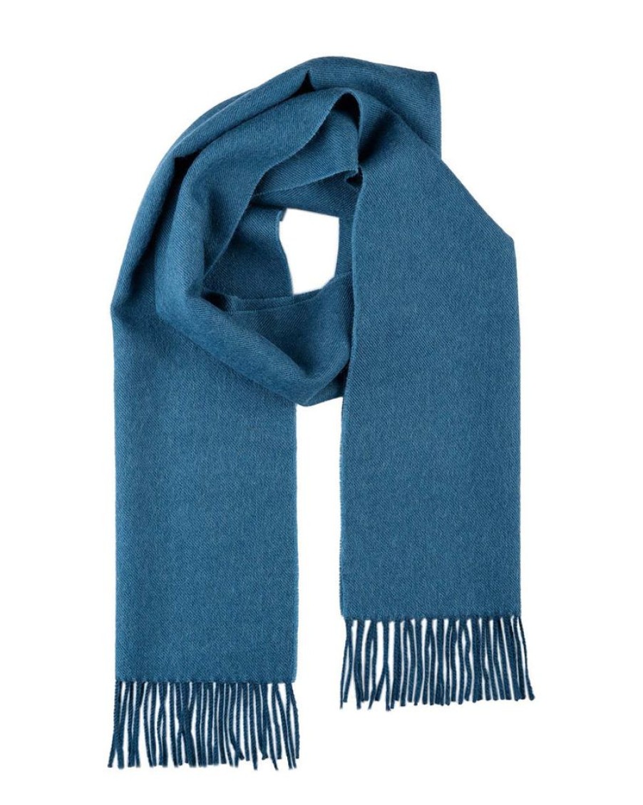 Scarves & Wraps Shupaca Baby Alpaca | 100% Baby Alpaca Scarf - Blue Jean