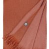 House & Home Shupaca Classic Brushed Alpaca | New! Alpaca Double Sided Throw - Rusted Coral