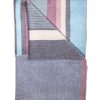 House & Home Shupaca Classic Brushed Alpaca | Alpaca Throw Blanket - Blue Bird